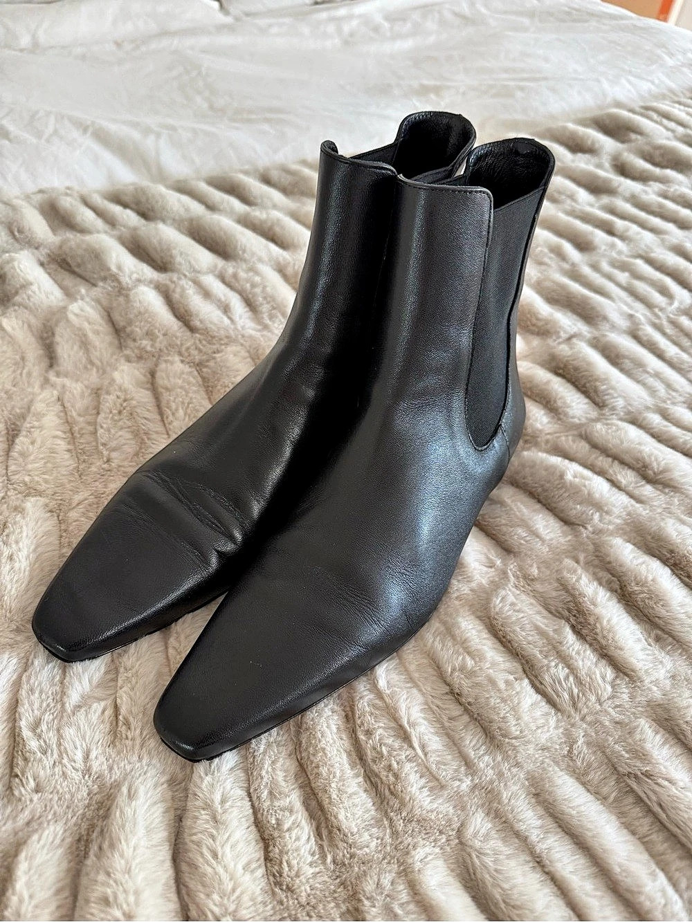 STAUD Wally Chelsea Boot Black Ankle Boots EU 39